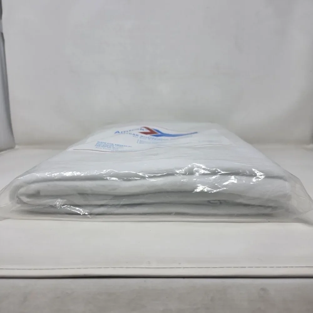 Vintage AMTRAK Souvenir Blanket All Aboard Railroad 50x60 FR Made In USA NEW